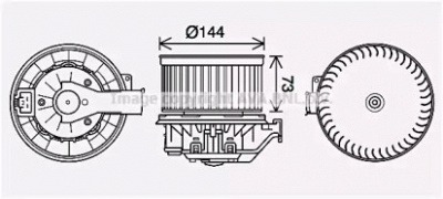 AVA QUALITY COOLING fd8632 -  Электродвигатель, вентиляция салона